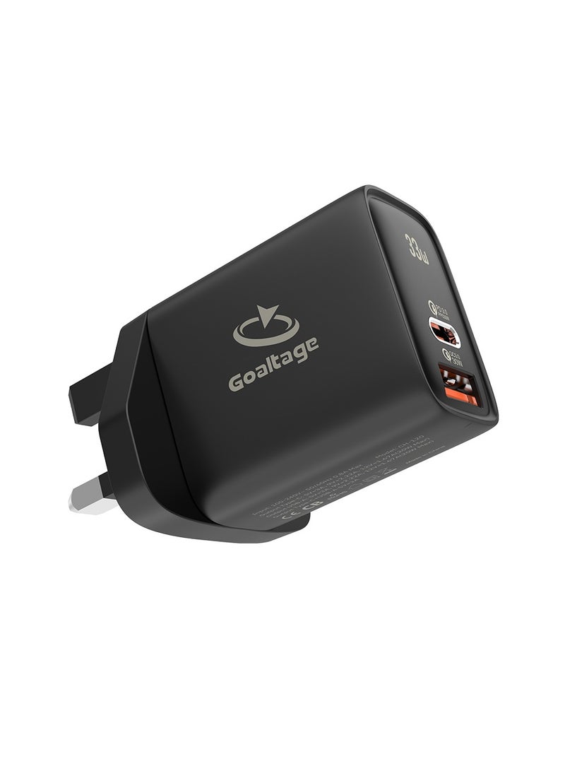 جولتيج شاحن حائط CH01 بقدرة 33 واط مع حماية أمان ووظيفة منفذين - المملكة المتحدة - Image 4