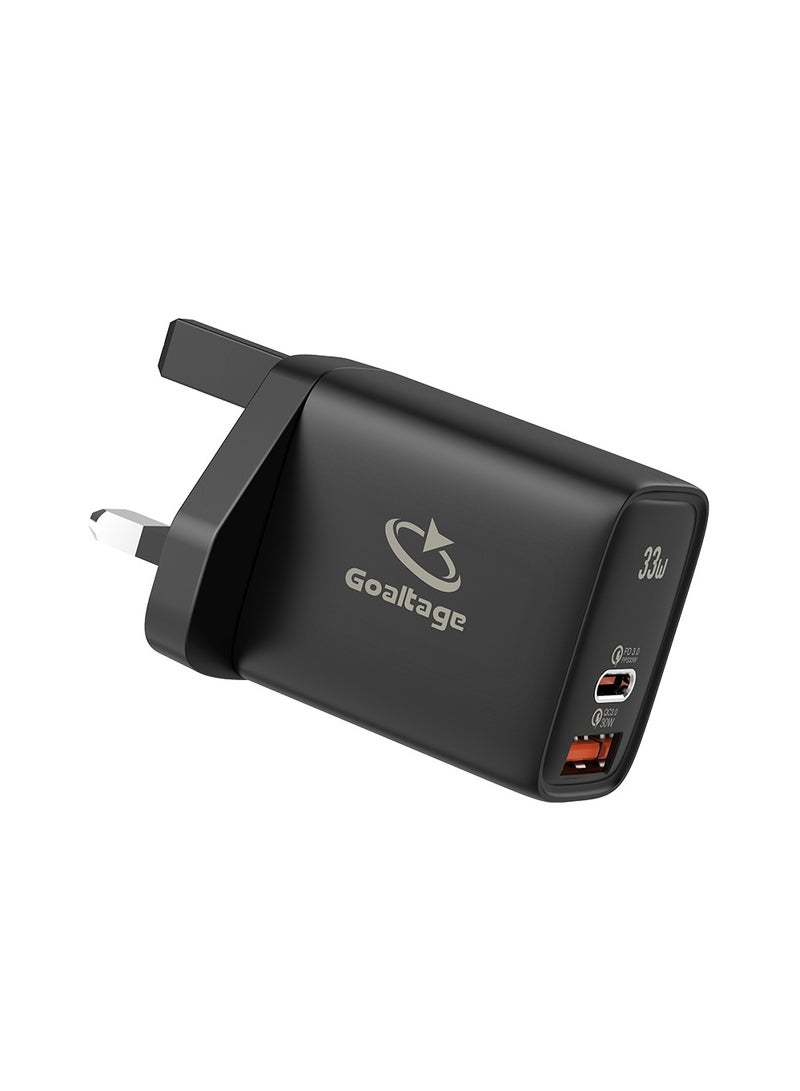 جولتيج شاحن حائط CH01 بقدرة 33 واط مع حماية أمان ووظيفة منفذين - المملكة المتحدة - Image 3