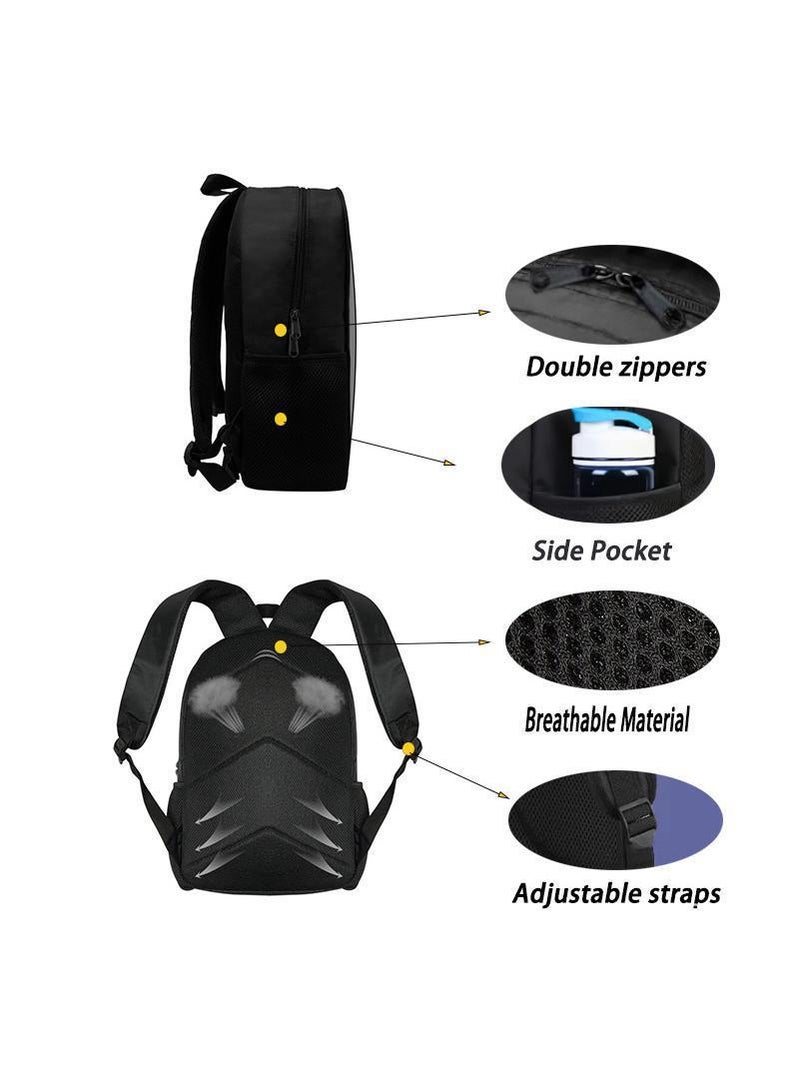 3 pcs set Garten of banban Children Backpack Daypack Schoolbag Girls  Boys School Book bag with Lunch Box Pen Case - Image 4