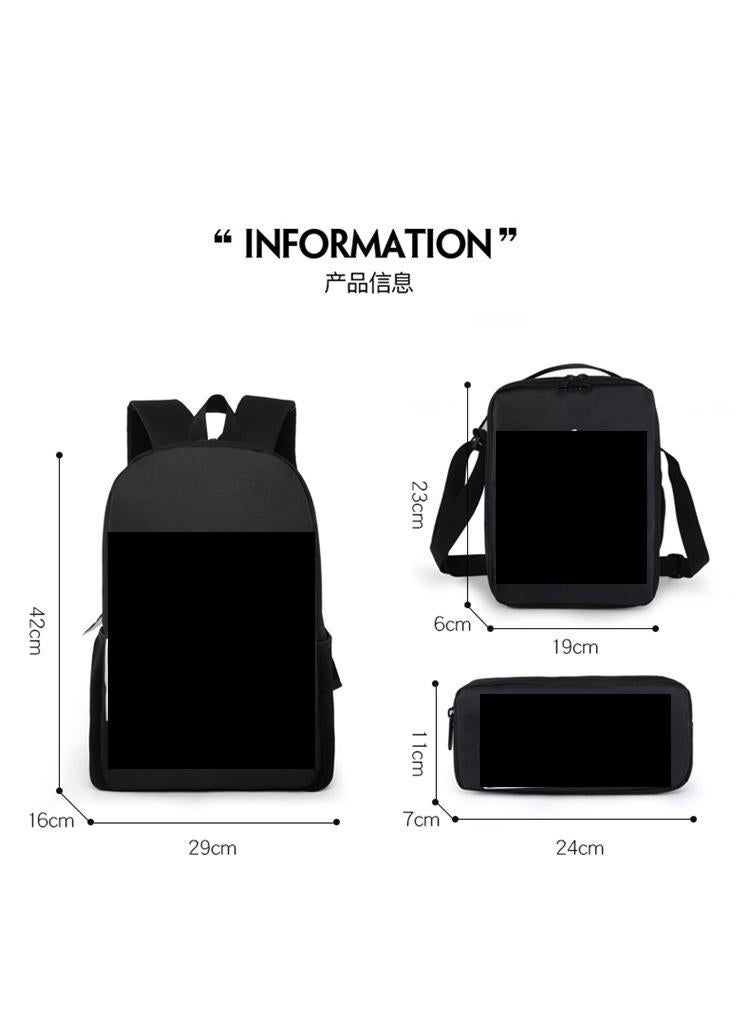 3 pcs set Garten of banban Children Backpack Daypack Schoolbag Girls  Boys School Book bag with Lunch Box Pen Case - Image 2