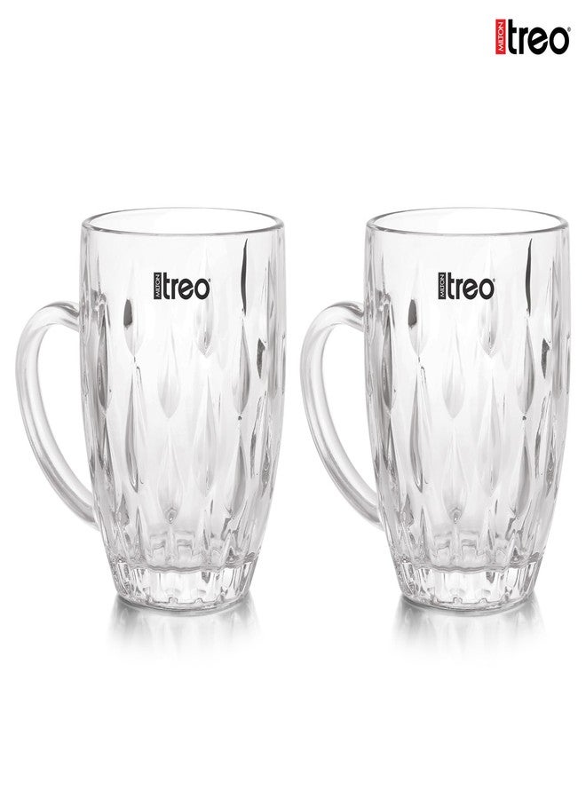 تريو أكواب تريو من ميلتون لينوكس للبيرة والعصير والموكتيلات | مقاومة للخدش وسهلة التنظيف | آمنة للغسل في غسالة الأطباق | شفافة | طقم من كوبين، سعة كل كوب 400 مل - Image 3