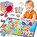 KMTJT Montessori Wooden Alphabet Mystery Box for 3 4 5 Year Olds Tactile Sensory Educational Toys Preschool Learning Letters Phonics Game Fine Motor Skills Gift for Boys Girls 26 Pcs - Image 2