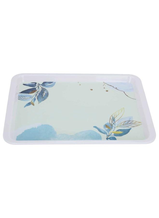 Alsaif Plastic Serving Tray 28 X 21 X 2 Cm Rectangle White  - Image 2