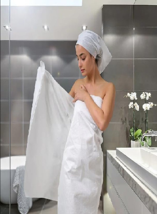 KUDIZE Disposable Non-Woven Water Absorbent, Bath, Face and Body Towel for Travel, Spa, Parlor, Massage, Makeup Removal, Beauty, Hair & Home Care (Size 25 * 50 Inches, Pack of 10) - Image 1