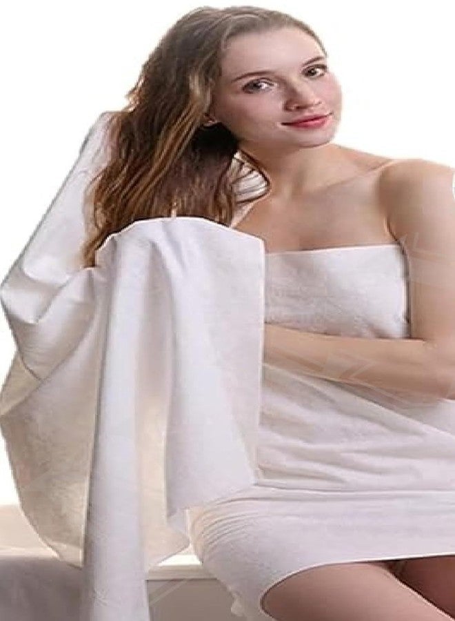 KUDIZE Disposable Non-Woven Water Absorbent, Bath, Face and Body Towel for Travel, Spa, Parlor, Massage, Makeup Removal, Beauty, Hair & Home Care (Size 25 * 50 Inches, Pack of 10) - Image 2