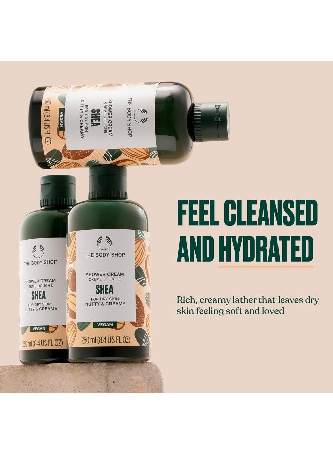 THE BODY SHOP Shea Shower Cream – Silky Smooth Nutty Scented Body Wash with Shea Butter | Nourishes, Softens & Cleanses Skin | Suitable for All Skin Types, 250ml - Image 4