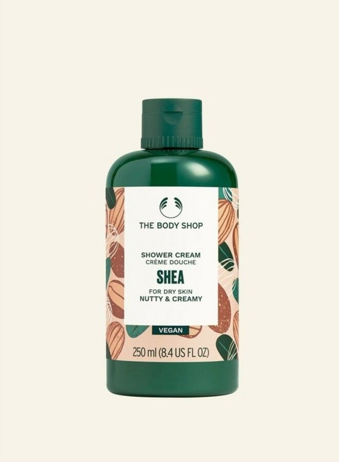 THE BODY SHOP Shea Shower Cream – Silky Smooth Nutty Scented Body Wash with Shea Butter | Nourishes, Softens & Cleanses Skin | Suitable for All Skin Types, 250ml - Image 1
