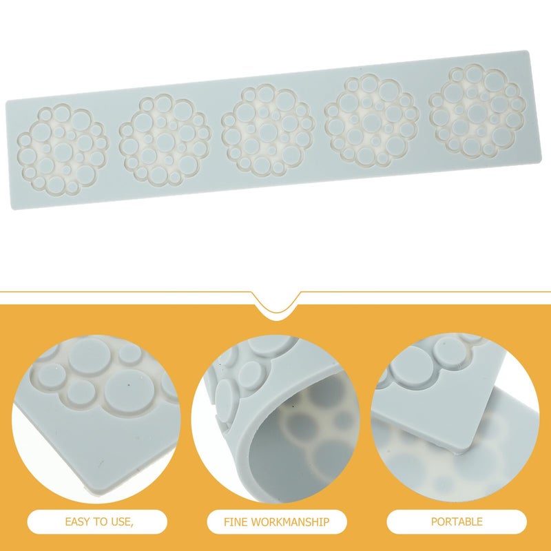 Food Grade Silicone Fondant Mold 5 Cavity Cake Baking Tool For DIY Dessert Decoration - Image 5