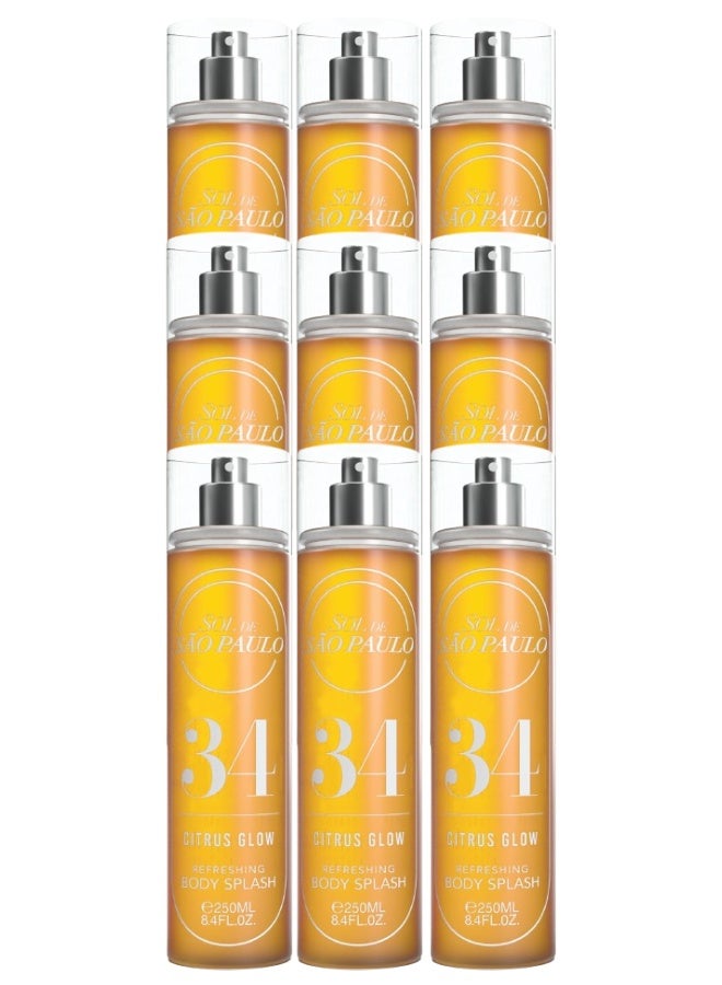 اس او ال 9 قطع معطر جسم 34 برائحة الحمضيات 250 مل - Image 1