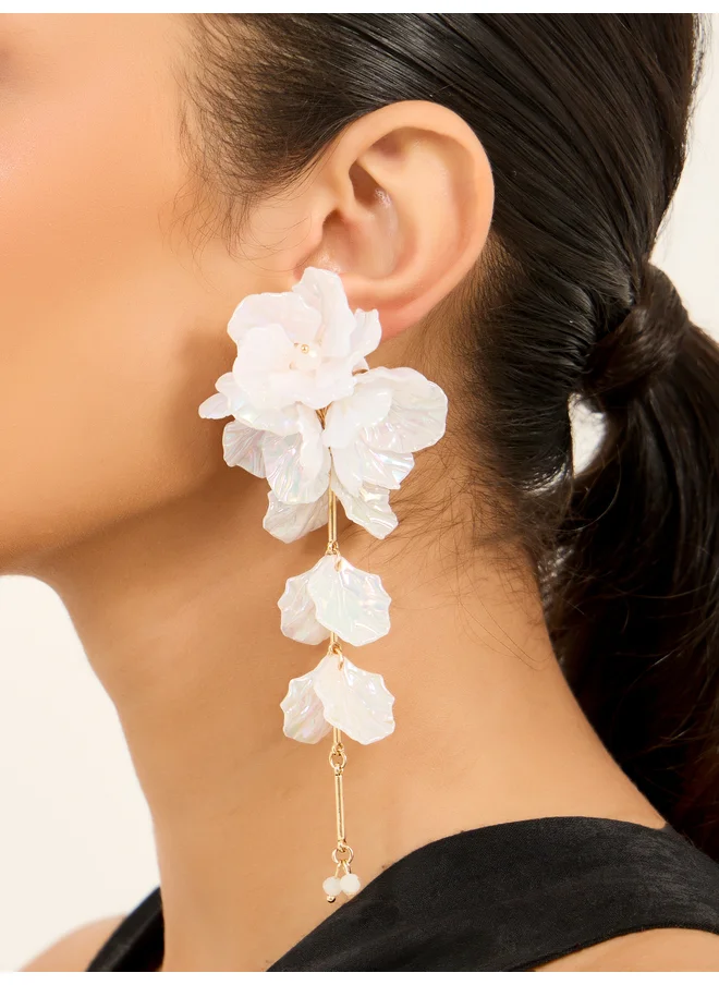 ستايلي Styli Floral Drop Earrings