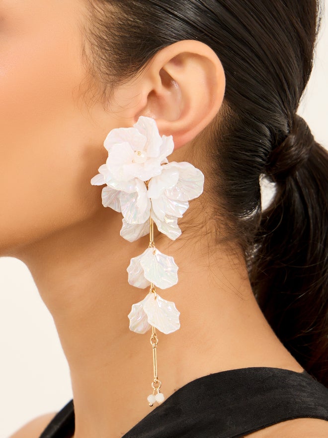 Styli Styli Floral Drop Earrings  - Image 2