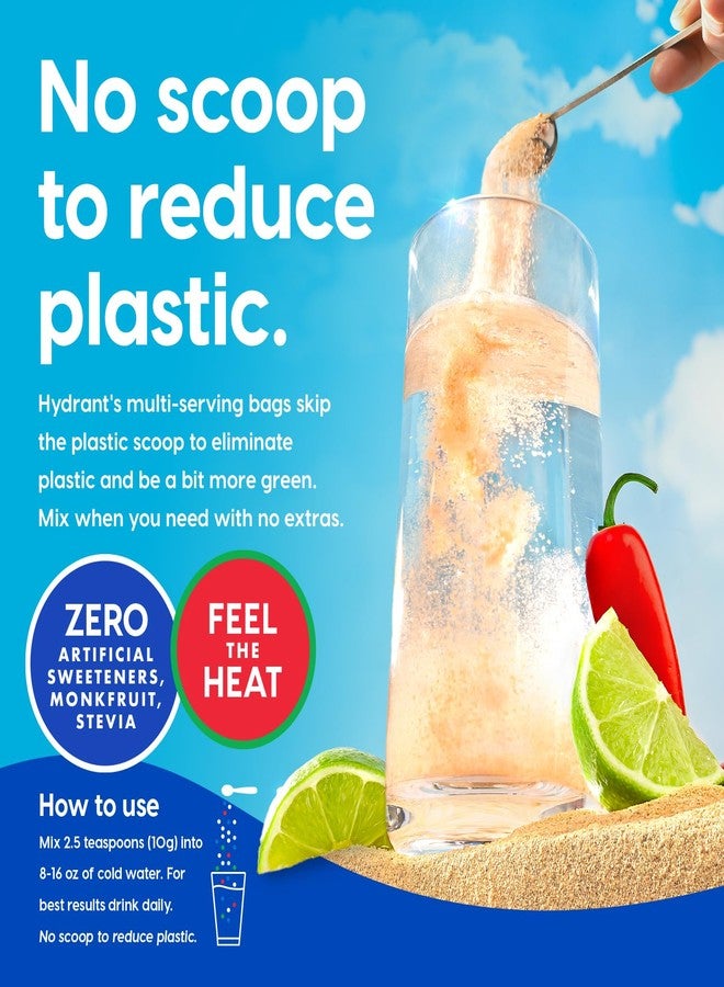 HYDRANT Bulk Electrolyte Drink Mix, Fast Acting Hydration with Real Fruit Juice Powder Sweetened with Cane Sugar and No Artificial Sweeteners, Bulk Electrolytes (30 Servings, Chili Lime) - Image 4