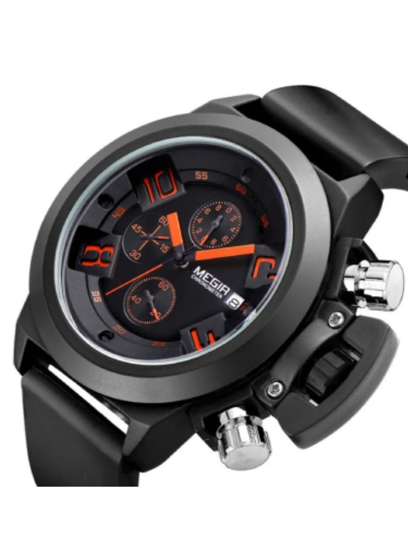 MEGIR Men's Watches Top Brand Luxury Big Dial Quartz Watch Men Waterproof Chronograph Sports Wristwatch Relogio Masculino - Image 2