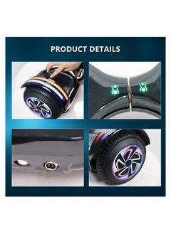 Cool Baby 6.5inch Smart Electric Scooter 2 Wheels Self Balancing Scooter Lithium Battery Hoverboard Balance Scooter with Led Lights Best Gift for Children  - Image 4