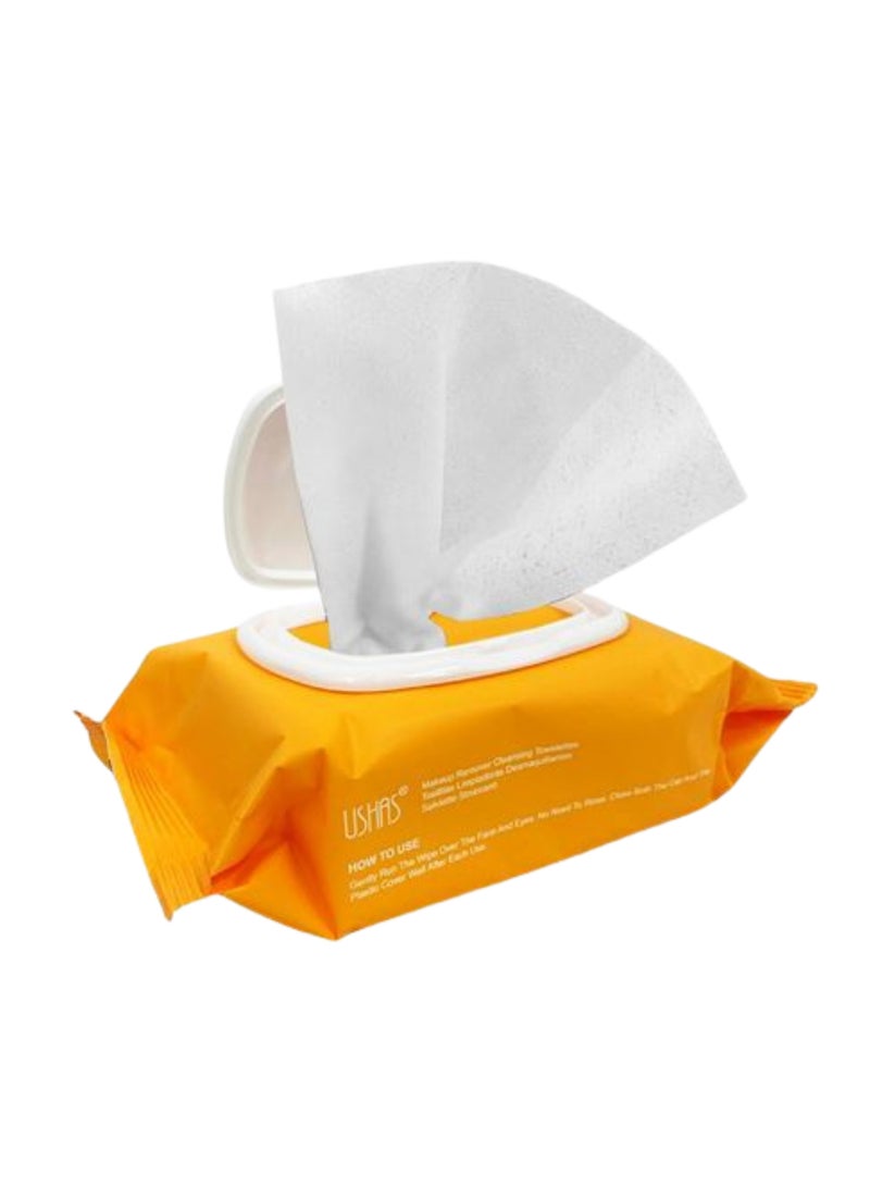 Ushas 30-Pack vitamin c Infused Makeup Remover Wipes  - Image 3