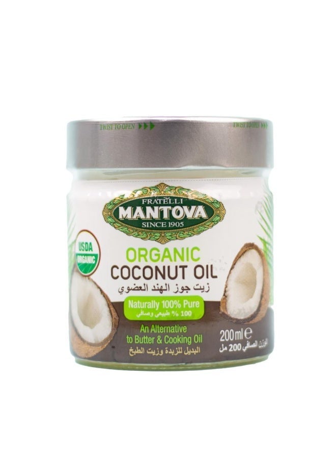 Mantova Organic Virgin Coconut Oil 200 ml