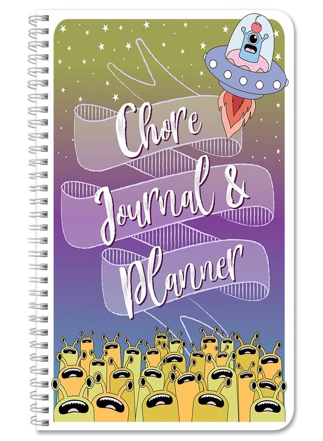 BookFactory Chore Journal and Planner Daily Chores Chart and Accountability Tracker - Wire-O, 100 Pages, 6'' x 9'' (Made in USA) - Image 1