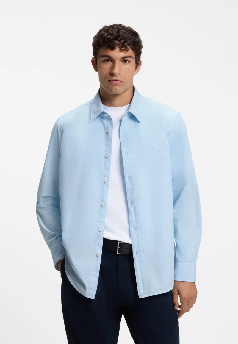 Regular-fit cotton shirt