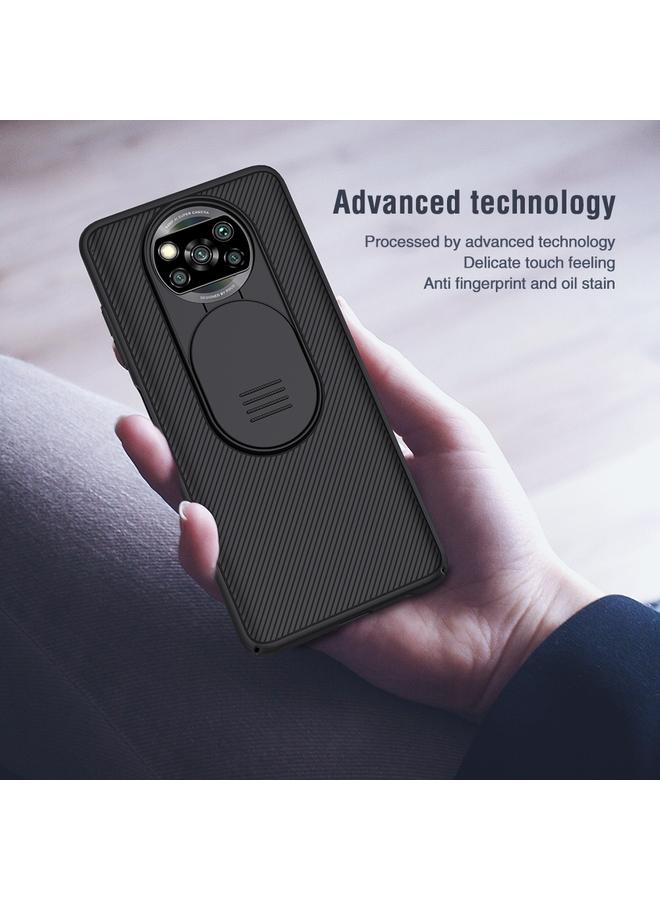 Nillkin Case For Xiaomi Poco X3 NFC Black Mirror Series PC Camshield Full Coverage Dust-proof Scratch Resistant Case - Image 5