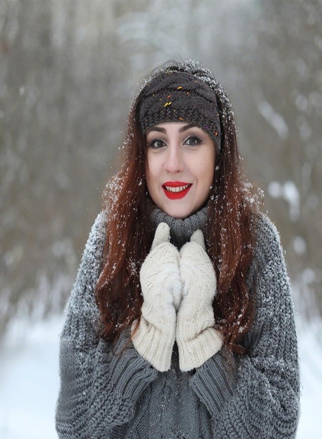 ACO-UINT Winter Headbands for Women Ear Warmer Warm Headbands for Women Winter Accessories Cold Winter Headband Ideal Gifts - Image 5