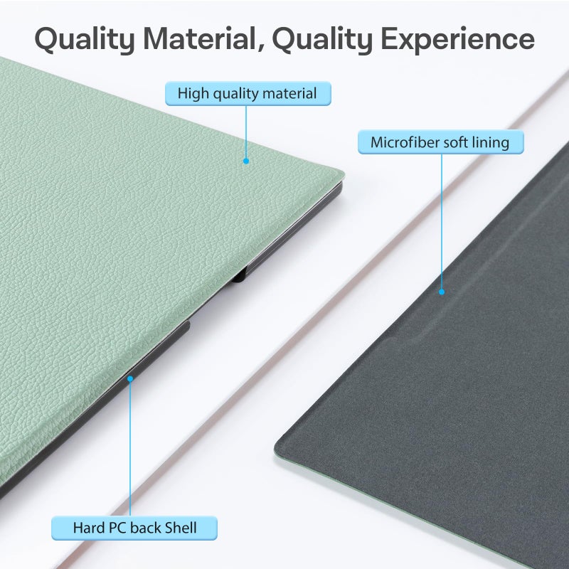 CoBak Case for Remarkable 2 Tablet - Lightweight and Hard Back Shell Protective Book Folio Cover with Built-in Pen Holder - Only for 10.3" 2020 Released (Sage Green) - Image 5