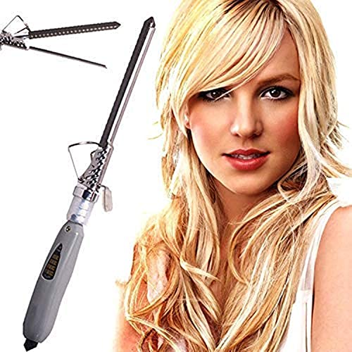Concepta Hair Curler Machine for Women – Ceramic Iron Rod & Brush Styler Curling Iron, Machine Stick, and Roller (Silver) - Image 3