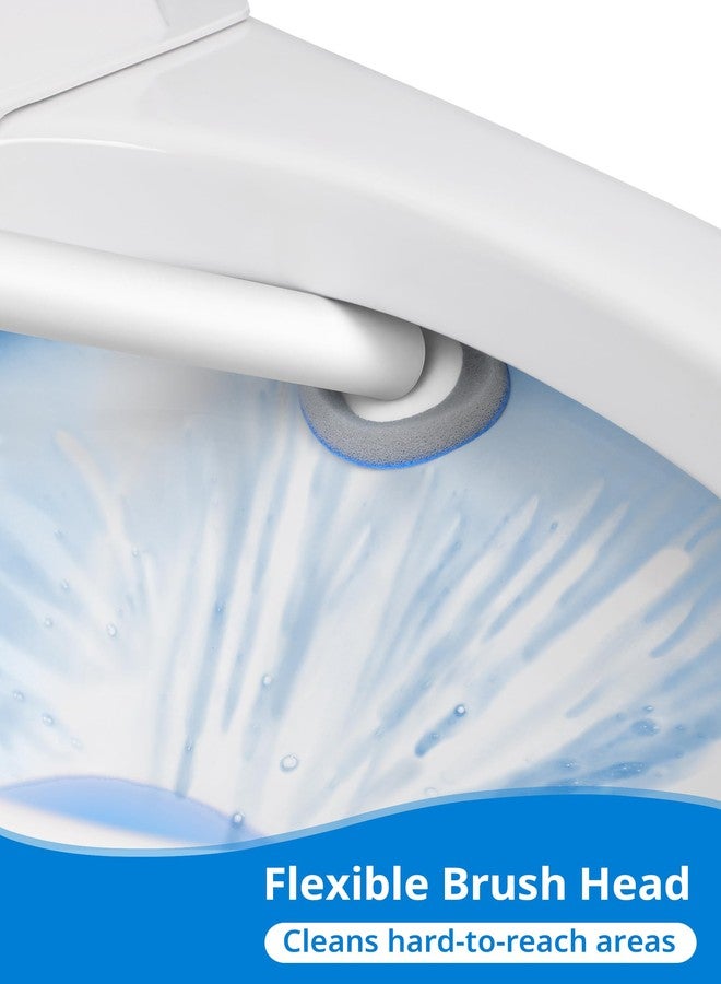 Tidytale Disposable Toilet Bowl Cleaner Wand,Wall Mounted Toilet Brush Set,Disposable Toilet Brush and Holder Set,Toilet Bowl Scrubbers,1 Wand+1 Storage Caddy + 12 Refill Heads - Image 3