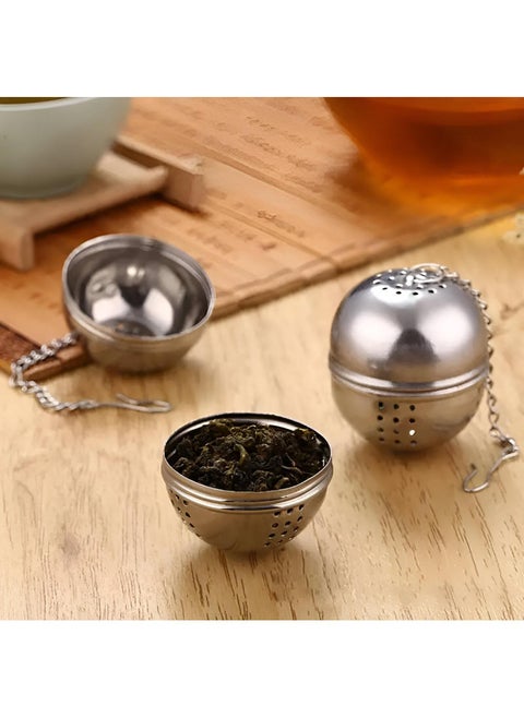 Stainless Steel Strainer - Round Tea Filter Designed For Effortless Brewing, Providing A Seamless Tea Experience With Every Cup, Ideal For Tea Enthusiasts.