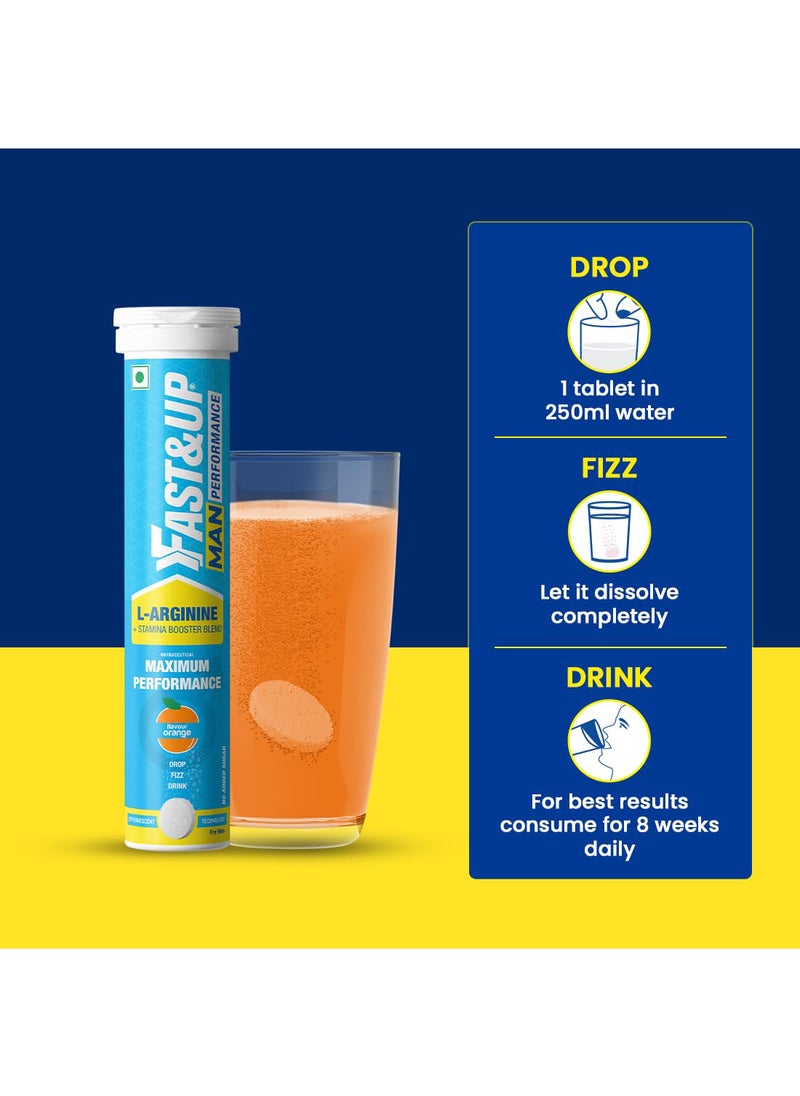 FAST&UP Fast & Up L-arginine - Boosts Stamina & Nitric Oxide - Orange  - Image 5