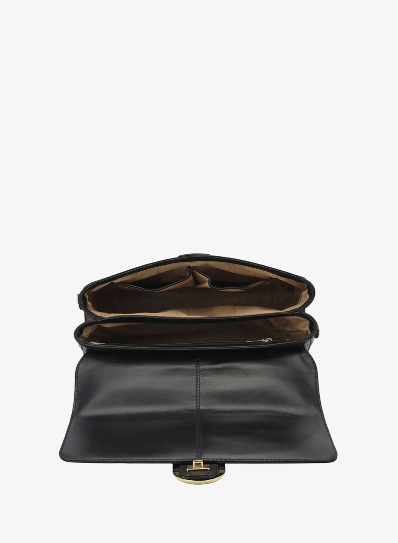 Da Milano black Fresco Top Handle Bag (M) for Women | Best Price UAE