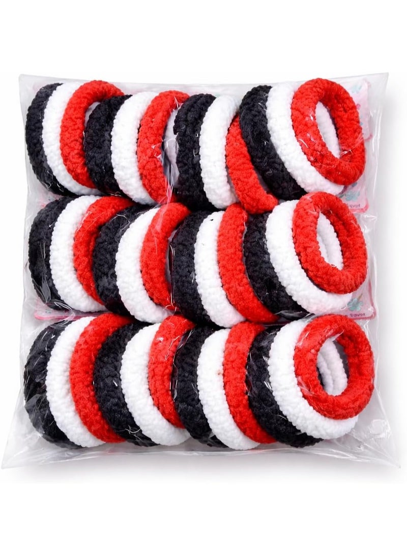 2-Piece Elastic Hair Ties for Women, Assorted Colors - Image 5