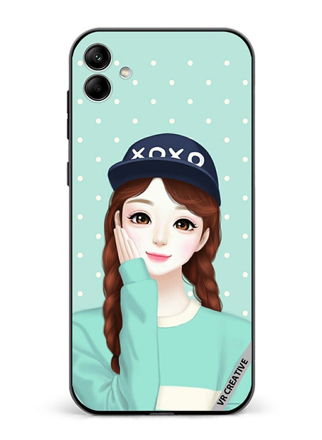 VR CREATIVE Protective Case Cover For Samsung Galaxy A04 Xoxo Girl Design Multicolour - Image 1