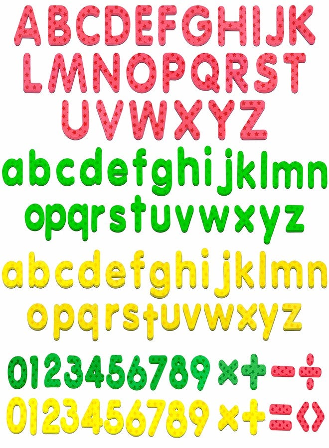 سبرايت جرو 123 حرفًا ورقمًا من الإسفنج المغناطيسي، لعبة تعليمية مغناطيسية أبجدية لمرحلة ما قبل المدرسة - Image 1