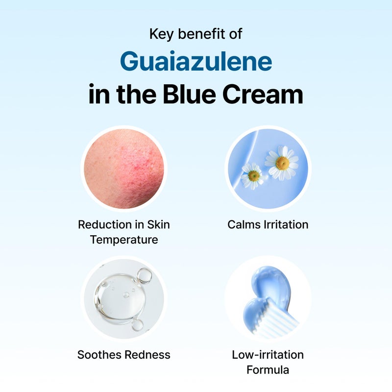 Klairs Midnight Blue Calming Cream â€“ Soothing Face Moisturizer for Oily & Sensitive Skin, Redness Relief & Hydrating, Lightweight Texture, 2.11 Oz - Image 4
