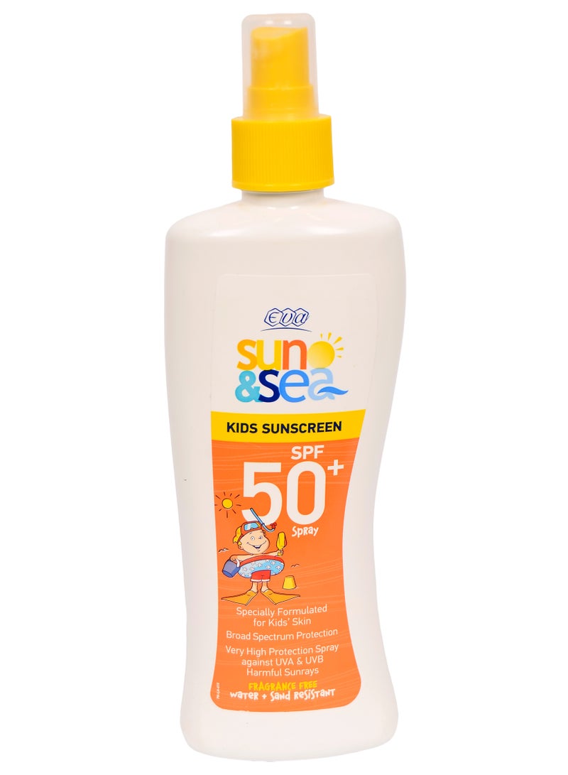 Eva Eva Sun And Sea Kids Sunscreen 50+SPF Spray 200ml