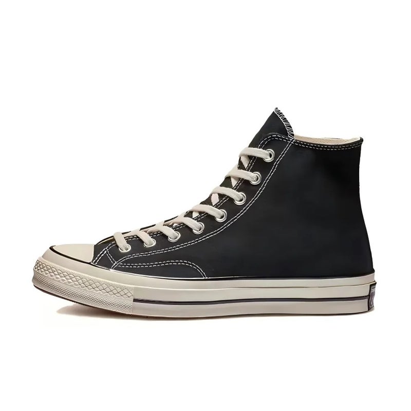 Converse Chuck 70 High-Top Canvas Sneakers - Retro Black (Unisex) - Image 3