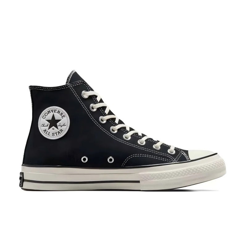 Converse Chuck 70 High-Top Canvas Sneakers - Retro Black (Unisex) - Image 4