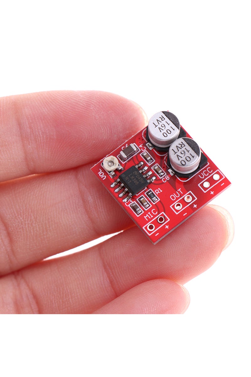 إيروريكس لوحة مكبر طاقة ميكروفون إلكتروني LM386 يعمل بجهد 5-12 فولت تيار مستمر، كسب يصل إلى 200 ضعف - Image 4