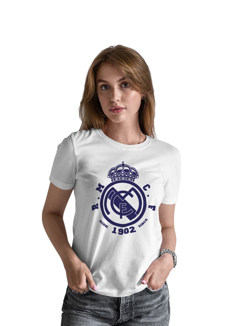 Fashion World Cotton T-shirt Printed with High-quality Real Madrid Club  - Image 1
