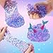 Okaybee 3 x 100mL Purple Slime Kit for Girls Boys Includes Cloud Water Mermaid Crunchy Slime Sensory Experience DIY Slimes Set Slimes Party Favors for Kids Birthday Easter Halloween Teens Gift - Image 3
