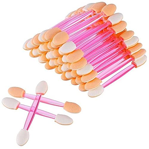 Elecsera 10 Pcs Disposable Eyeshadow Brushes Dual Sides Applicators Pack of 10 - Image 1
