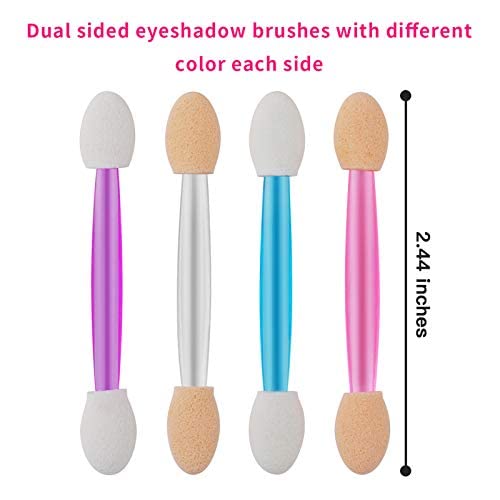 Elecsera 10 Pcs Disposable Eyeshadow Brushes Dual Sides Applicators Pack of 10 - Image 3