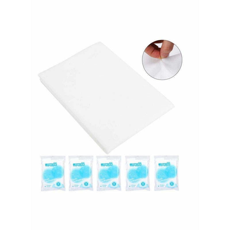 SOLARAE Children's Sheet Pillowcase Sets, 5pcs 120 x 200cm Disposable Bed Sheets Bed Cover Portable Outdoor Hotel Bedding Supplies - Image 3