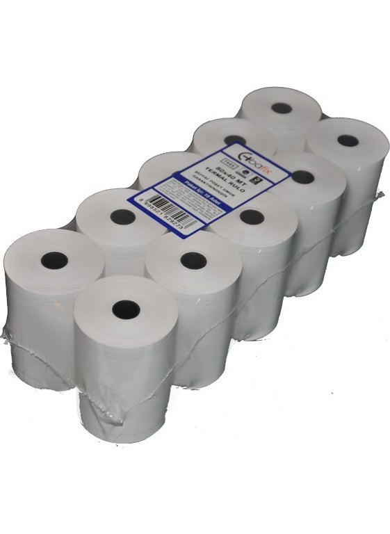 Bafix Thermal Roller 80X40 Mt 10 Lu (1 Pack of 10 Pieces) 