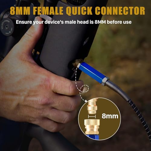 FOUR UNCLES PCP Pump for Air Gun - 3 Stage PCP Hand Pump 4500Psi/30MPA, High Pressure Hand Pump for Air Rifle, Air Gun Tools - Image 2