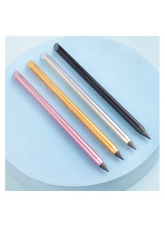 Y&D Metal Inkless Pencil, Infinity Reusable Everlasting Replaceable Nib Erasable Pen, with 2 for Writing Drawing Students Home Office School Supplies (2PCS)  - Image 2