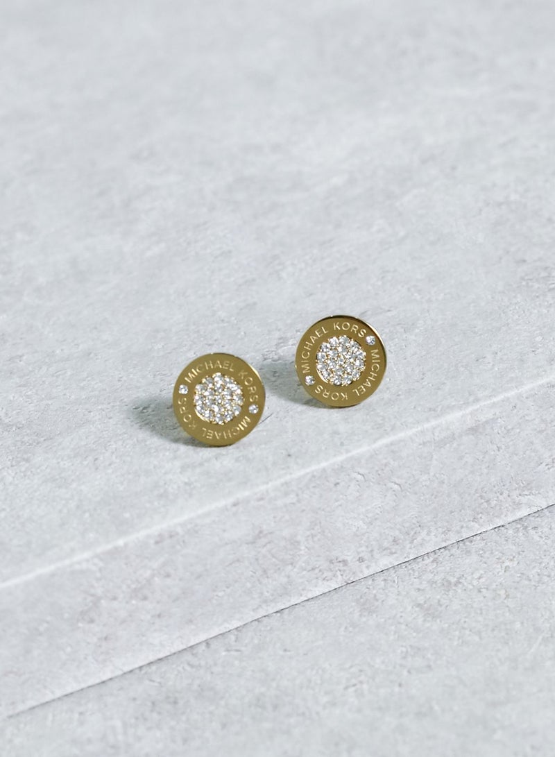 Michael Kors Logo Crystal  Studs - Image 1