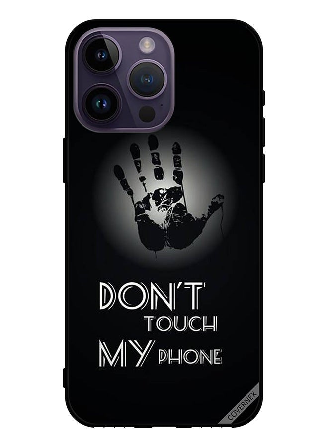Covernex Protective Case Cover For Apple iPhone 14 Pro Max Don't Touch My Phone Hand - Image 1