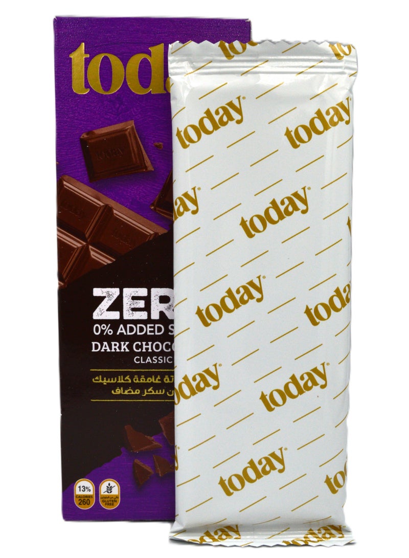 Today Chocolate Today Zero Sugar Classic Dark Chocolate 60g - Image 2
