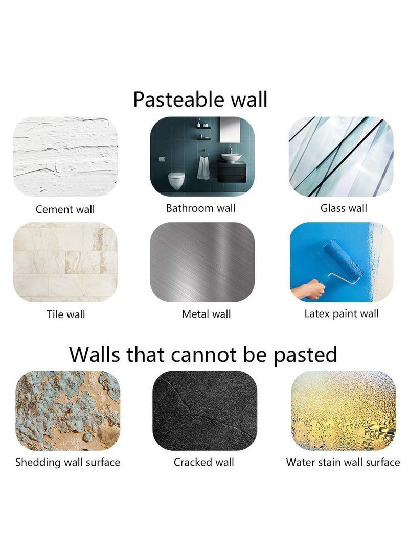 3M 60Pcs  Double Sided Foam Tape Strong Pad Mounting,Double Sided Tape Strong Heavy Duty Waterproof Tape Adhesive Foam Pad Tape, Black Self-Adhesive Tape Include Square Round and Rectangular,for Holding Picture, Walls Picture, Light, Hooks, Home, Office - Image 4